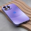 قاب گوشی iPhone 15 Pro Max آیفون PVD ضد خش پشت گلس شیشه ای مات دو رنگ محافظ لنز دار بنفش کد 166979