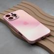 قاب گوشی iPhone 16 Pro Max آیفون PVD ضد خش پشت گلس شیشه ای مات دو رنگ محافظ لنز دار صورتی کد 166981
