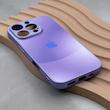 قاب گوشی iPhone 16 Pro آیفون PVD ضد خش پشت گلس شیشه ای مات دو رنگ محافظ لنز دار بنفش کد 166984