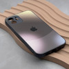 قاب گوشی iPhone 12 آیفون PVD ضد خش پشت گلس شیشه ای مات دو رنگ محافظ لنز دار خاکستری کد 166987