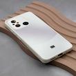 قاب گوشی Redmi 12C - Poco C55 - Redmi 11A شیائومی PVD ضد خش پشت گلس شیشه ای مات دو رنگ محافظ لنز دار سفید کد 166991