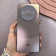 قاب گوشی Redmi A3 - Redmi A3X شیائومی PVD ضد خش پشت گلس شیشه ای مات دو رنگ محافظ لنز دار خاکستری