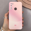قاب گوشی Redmi Note 8 - Redmi Note 8 2021 شیائومی PVD ضد خش پشت گلس شیشه ای مات دو رنگ محافظ لنز دار صورتی