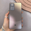 قاب گوشی Redmi Note 11 Pro 4G Global - Redmi Note 11 Pro 5G Global - Redmi Note 11E Pro - Redmi Note 12 Pro 4G شیائومی PVD ضد خش پشت گلس شیشه ای مات دو رنگ محافظ لنز دار خاکستری