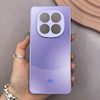 قاب گوشی Redmi Note 14 Pro 4G شیائومی PVD ضد خش پشت گلس شیشه ای مات دو رنگ محافظ لنز دار بنفش