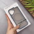 قاب گوشی iPhone 16 آیفون اورجینال مات ضدضربه مگ سیف دار اورجینال یونیک کیس سرمه ای کد 167132