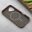 قاب گوشی iPhone 16 آیفون اورجینال مات ضدضربه مگ سیف دار اورجینال یونیک کیس قهوه ای کد 167135