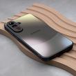 قاب گوشی Galaxy A36 سامسونگ PVD ضد خش پشت گلس شیشه ای مات دو رنگ محافظ لنز دار مشکی کد 167014