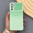 قاب گوشی Galaxy A14 سامسونگ PVD شیشه ای براق مدل AUTO FOCUS محافظ لنز دار