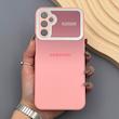 قاب گوشی Galaxy A14 سامسونگ PVD شیشه ای براق مدل AUTO FOCUS محافظ لنز دار