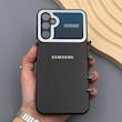 قاب گوشی Galaxy A14 سامسونگ PVD شیشه ای براق مدل AUTO FOCUS محافظ لنز دار