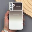 قاب گوشی Galaxy A15 سامسونگ PVD شیشه ای براق مدل AUTO FOCUS محافظ لنز دار