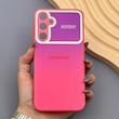 قاب گوشی Galaxy A25 سامسونگ PVD شیشه ای براق مدل AUTO FOCUS محافظ لنز دار