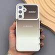 قاب گوشی Galaxy A25 سامسونگ PVD شیشه ای براق مدل AUTO FOCUS محافظ لنز دار
