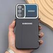 قاب گوشی Galaxy A34 سامسونگ PVD شیشه ای براق مدل AUTO FOCUS محافظ لنز دار