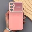 قاب گوشی Galaxy A35 سامسونگ PVD شیشه ای براق مدل AUTO FOCUS محافظ لنز دار
