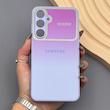 قاب گوشی Galaxy A35 سامسونگ PVD شیشه ای براق مدل AUTO FOCUS محافظ لنز دار 
