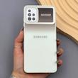 قاب گوشی Galaxy A51 سامسونگ PVD شیشه ای براق مدل AUTO FOCUS محافظ لنز دار
