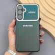 قاب گوشی Galaxy A55 سامسونگ PVD شیشه ای براق مدل AUTO FOCUS محافظ لنز دار