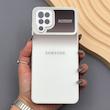 قاب گوشی Galaxy A12 - M12 سامسونگ PVD شیشه ای براق مدل AUTO FOCUS محافظ لنز دار