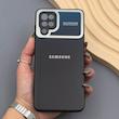 قاب گوشی Galaxy A12 - M12 سامسونگ PVD شیشه ای براق مدل AUTO FOCUS محافظ لنز دار