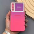 قاب گوشی Galaxy A30S - A50S - A50 سامسونگ PVD شیشه ای براق مدل AUTO FOCUS محافظ لنز دار