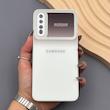 قاب گوشی Galaxy A30S - A50S - A50 سامسونگ PVD شیشه ای براق مدل AUTO FOCUS محافظ لنز دار