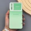 قاب گوشی Galaxy A30S - A50S - A50 سامسونگ PVD شیشه ای براق مدل AUTO FOCUS محافظ لنز دار 