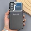 قاب گوشی Galaxy S21 FE سامسونگ PVD شیشه ای براق مدل AUTO FOCUS محافظ لنز دار