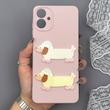 قاب گوشی Galaxy A06 سامسونگ لدر کیس سیلیکونی فانتزی طرح حیوانات PETCAT
