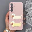 قاب گوشی Galaxy A55 سامسونگ لدر کیس سیلیکونی فانتزی طرح حیوانات PETCAT