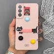 قاب گوشی Galaxy S21 FE سامسونگ لدر کیس سیلیکونی فانتزی طرح حیوانات PETCAT
