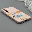 قاب گوشی Galaxy S21 FE سامسونگ لدر کیس سیلیکونی فانتزی طرح حیوانات PETCAT کد 1000701
