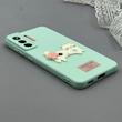 قاب گوشی Galaxy S21 FE سامسونگ لدر کیس سیلیکونی فانتزی طرح حیوانات PETCAT کد 1000707