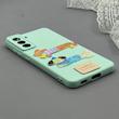 قاب گوشی Galaxy S21 FE سامسونگ لدر کیس سیلیکونی فانتزی طرح حیوانات PETCAT کد 1000712
