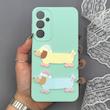 قاب گوشی Galaxy S23 FE سامسونگ لدر کیس سیلیکونی فانتزی طرح حیوانات PETCAT