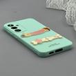 قاب گوشی Galaxy S23 FE سامسونگ لدر کیس سیلیکونی فانتزی طرح حیوانات PETCAT کد 1000718