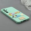 قاب گوشی Galaxy S23 FE سامسونگ لدر کیس سیلیکونی فانتزی طرح حیوانات PETCAT کد 1000724