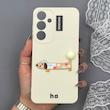 قاب گوشی Galaxy S24 FE سامسونگ لدر کیس سیلیکونی فانتزی طرح حیوانات PETCAT