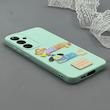 قاب گوشی Galaxy S24 FE سامسونگ لدر کیس سیلیکونی فانتزی طرح حیوانات PETCAT کد 1000741