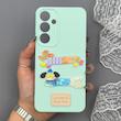 قاب گوشی Galaxy S24 FE سامسونگ لدر کیس سیلیکونی فانتزی طرح حیوانات PETCAT