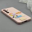 قاب گوشی Galaxy S24 FE سامسونگ لدر کیس سیلیکونی فانتزی طرح حیوانات PETCAT کد 1000744