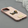قاب گوشی iPhone 15 Pro Max آیفون لدر کیس سیلیکونی فانتزی طرح حیوانات PETCAT کد 1000754