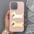قاب گوشی iPhone 16 Pro Max آیفون لدر کیس سیلیکونی فانتزی طرح حیوانات PETCAT