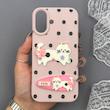 قاب گوشی iPhone 16 آیفون لدر کیس سیلیکونی فانتزی طرح حیوانات PETCAT