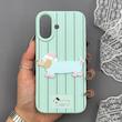 قاب گوشی iPhone 16 آیفون لدر کیس سیلیکونی فانتزی طرح حیوانات PETCAT 