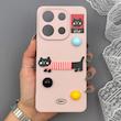 قاب گوشی Redmi Note 13 4G شیائومی لدر کیس سیلیکونی فانتزی طرح حیوانات PETCAT