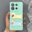 قاب گوشی Redmi Note 13 Pro 5G - Poco X6 شیائومی لدر کیس سیلیکونی فانتزی طرح حیوانات PETCAT
