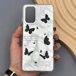 قاب گوشی Galaxy A32 4G سامسونگ فانتزی سخت Hard لیزری IMD طرح پروانه