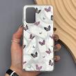 قاب گوشی Galaxy A32 4G سامسونگ فانتزی سخت Hard لیزری IMD طرح پروانه